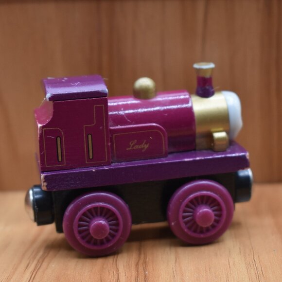 LADY Purple 2012 - Thomas & Friends Wooden Railway Train Tank Engine Magnetic - Picture 3 of 7